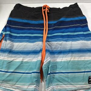Mens‎ Laguna Size Large Swim Trunks Shorts Blues